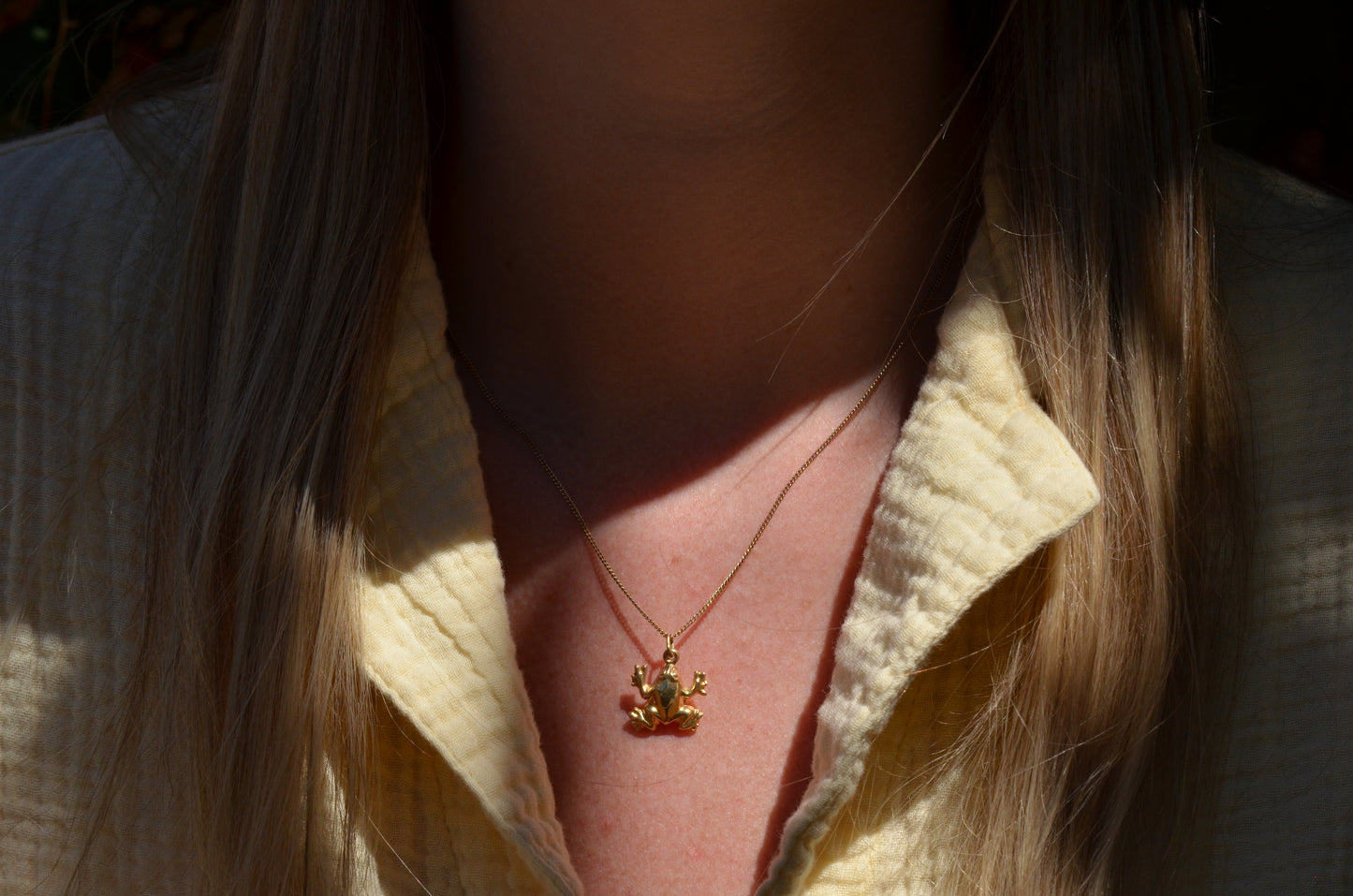 Puffy Vintage Frog Charm