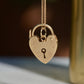 Classic Vintage Heart Padlock 1970