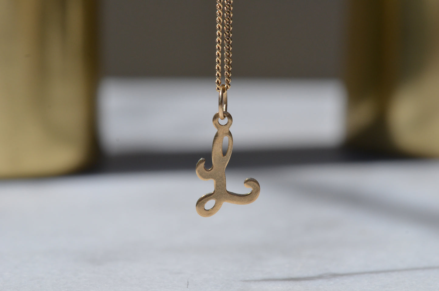 Cursive L Charm