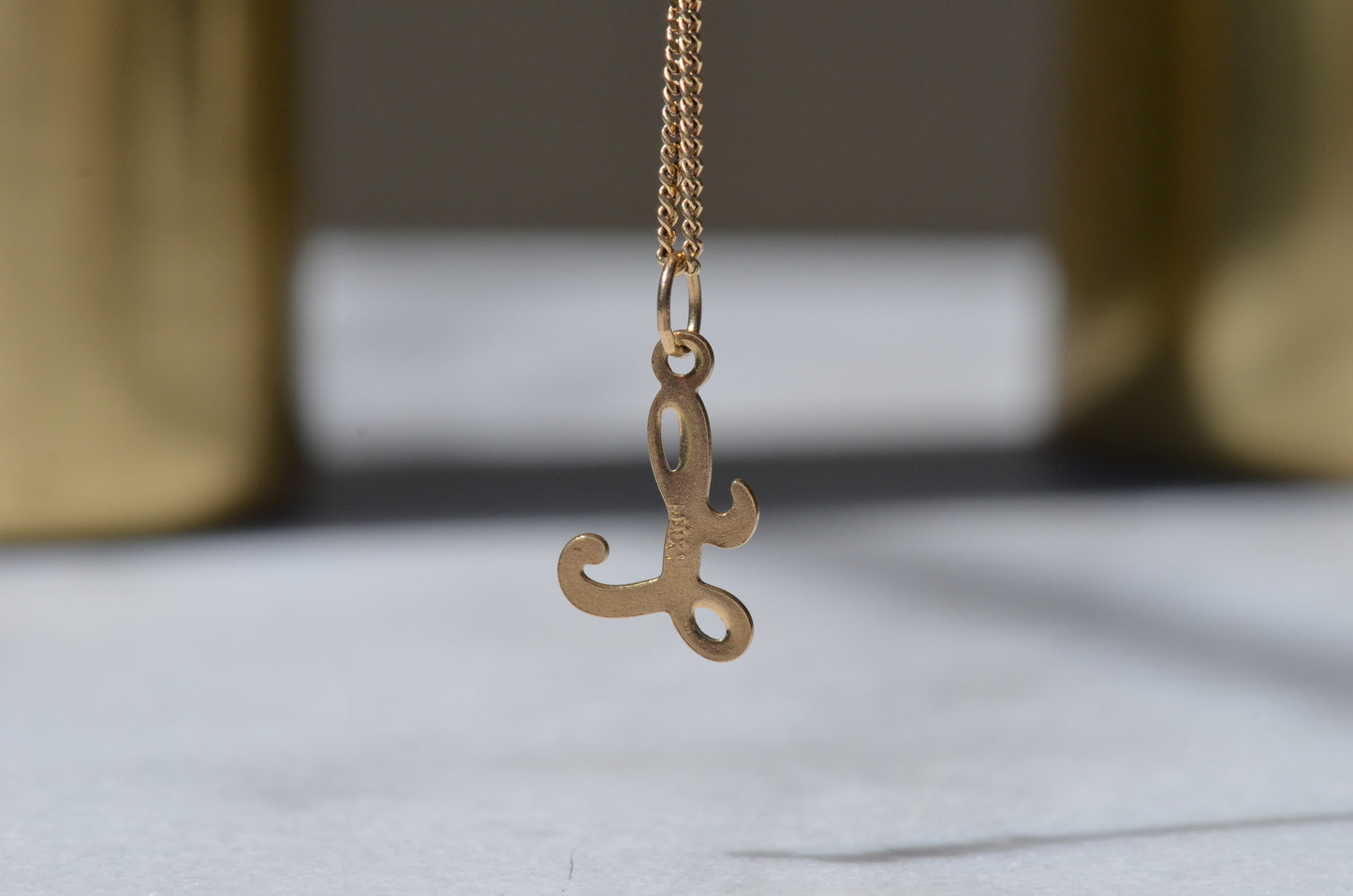 Cursive L Charm