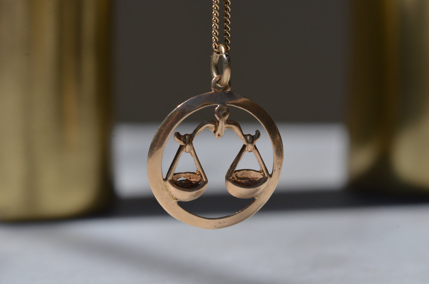 Balanced Vintage Libra Charm