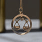 Balanced Vintage Libra Charm