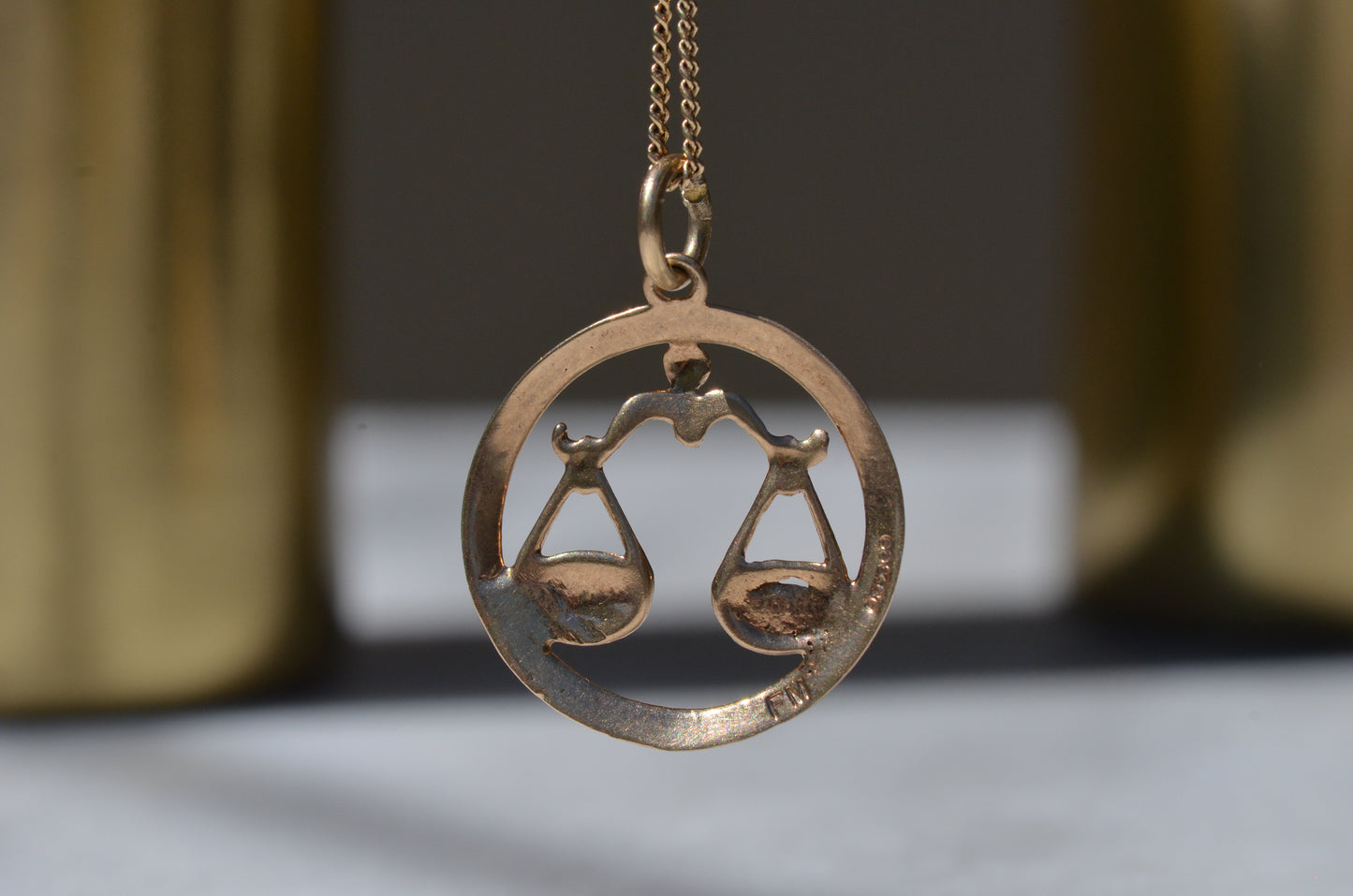 Balanced Vintage Libra Charm