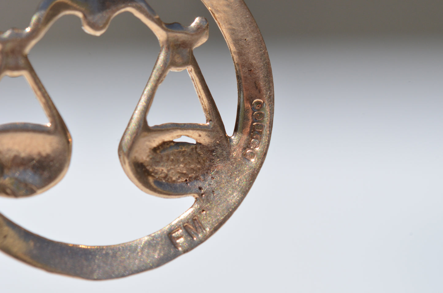 Balanced Vintage Libra Charm