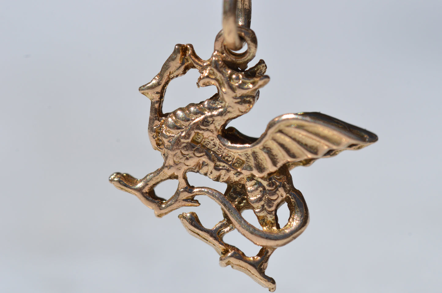 Fearsome Vintage Dragon Charm