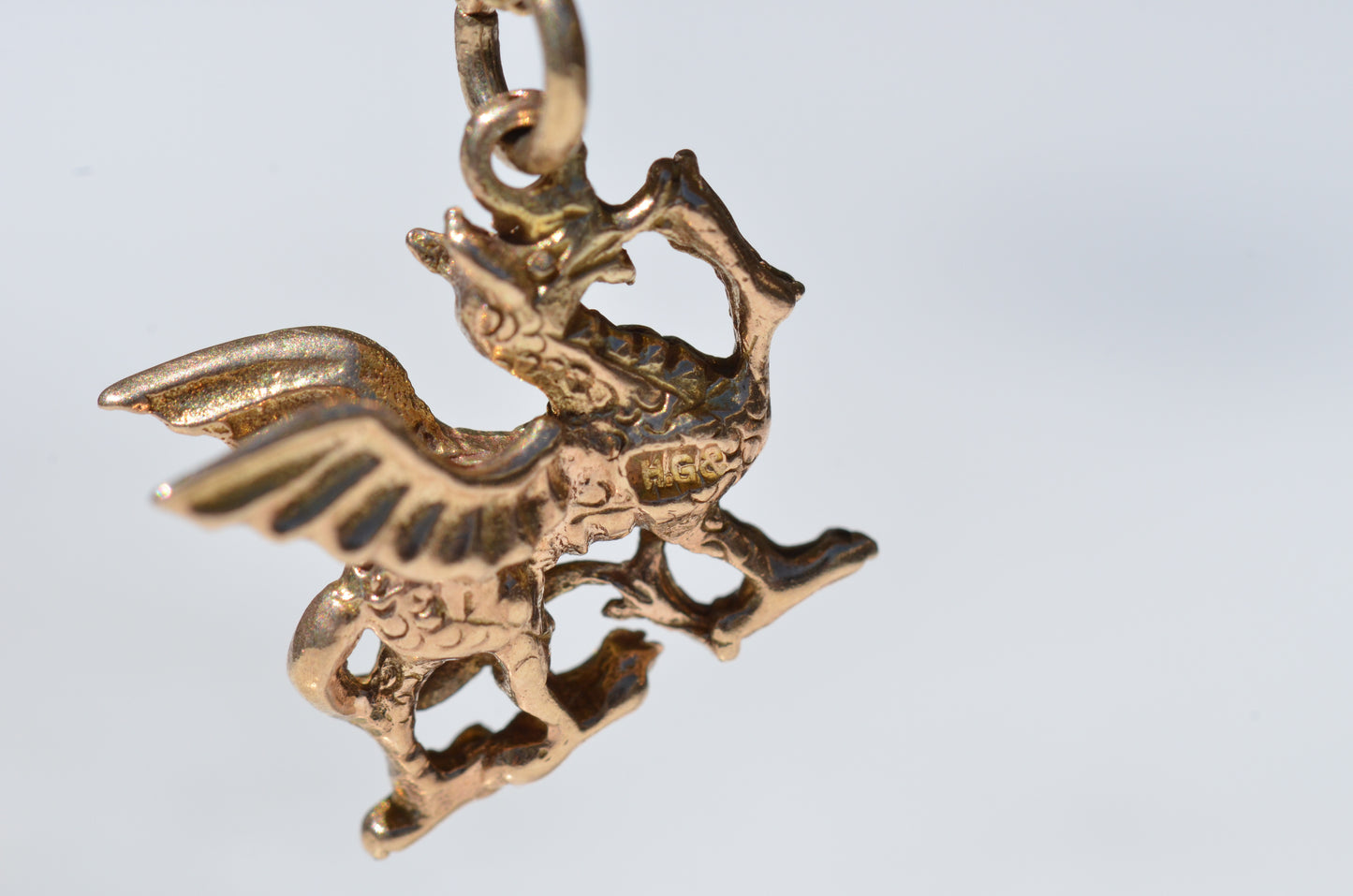 Fearsome Vintage Dragon Charm