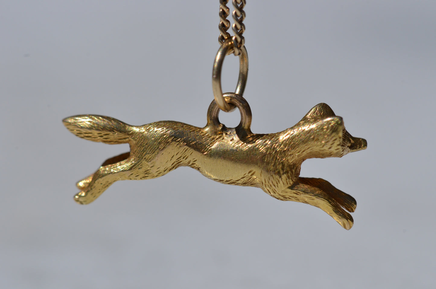 Sleek Vintage Fox Charm