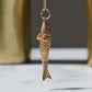 Gleaming Vintage Articulated Fish Charm