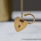 Embellished Heart Padlock