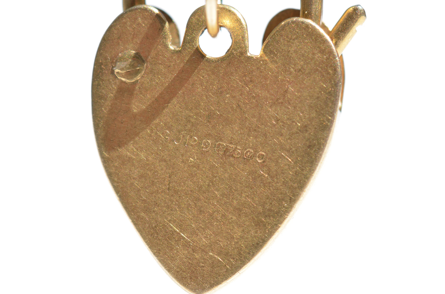 Embellished Heart Padlock