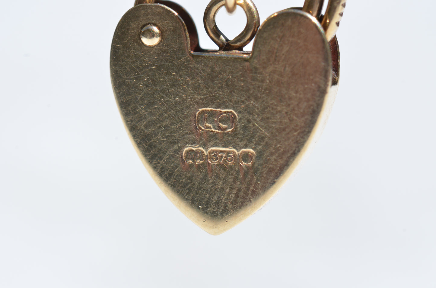 Shiny Vintage Heart Padlock c1990s