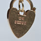 Vintage Heart Padlock