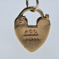 Small Vintage Heart Padlock 1978