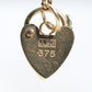 Tiny Vintage Heart Padlock