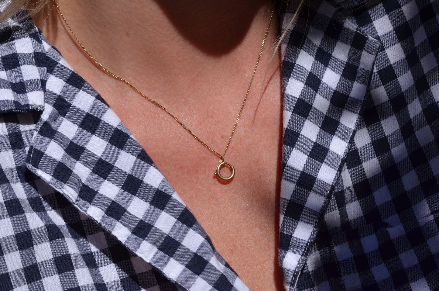 Antique Rosy Gold Bolt Ring