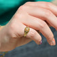 Soft Antique Diamond Belcher Ring