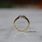 Sweet Vintage Diamond Horseshoe Ring