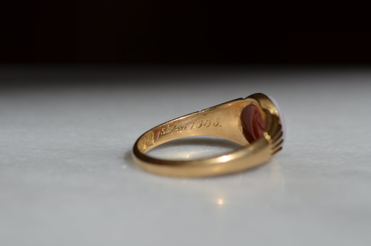 Celebratory Antique Sardonyx Ring