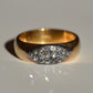 Dreamy Antique Diamond Cluster Band