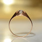 Warm Vintage Old Mine Belcher Ring