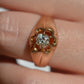 Warm Vintage Old Mine Belcher Ring