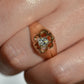 Warm Vintage Old Mine Belcher Ring