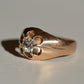 Warm Vintage Old Mine Belcher Ring