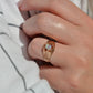 Warm Vintage Old Mine Belcher Ring