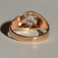 Warm Vintage Old Mine Belcher Ring