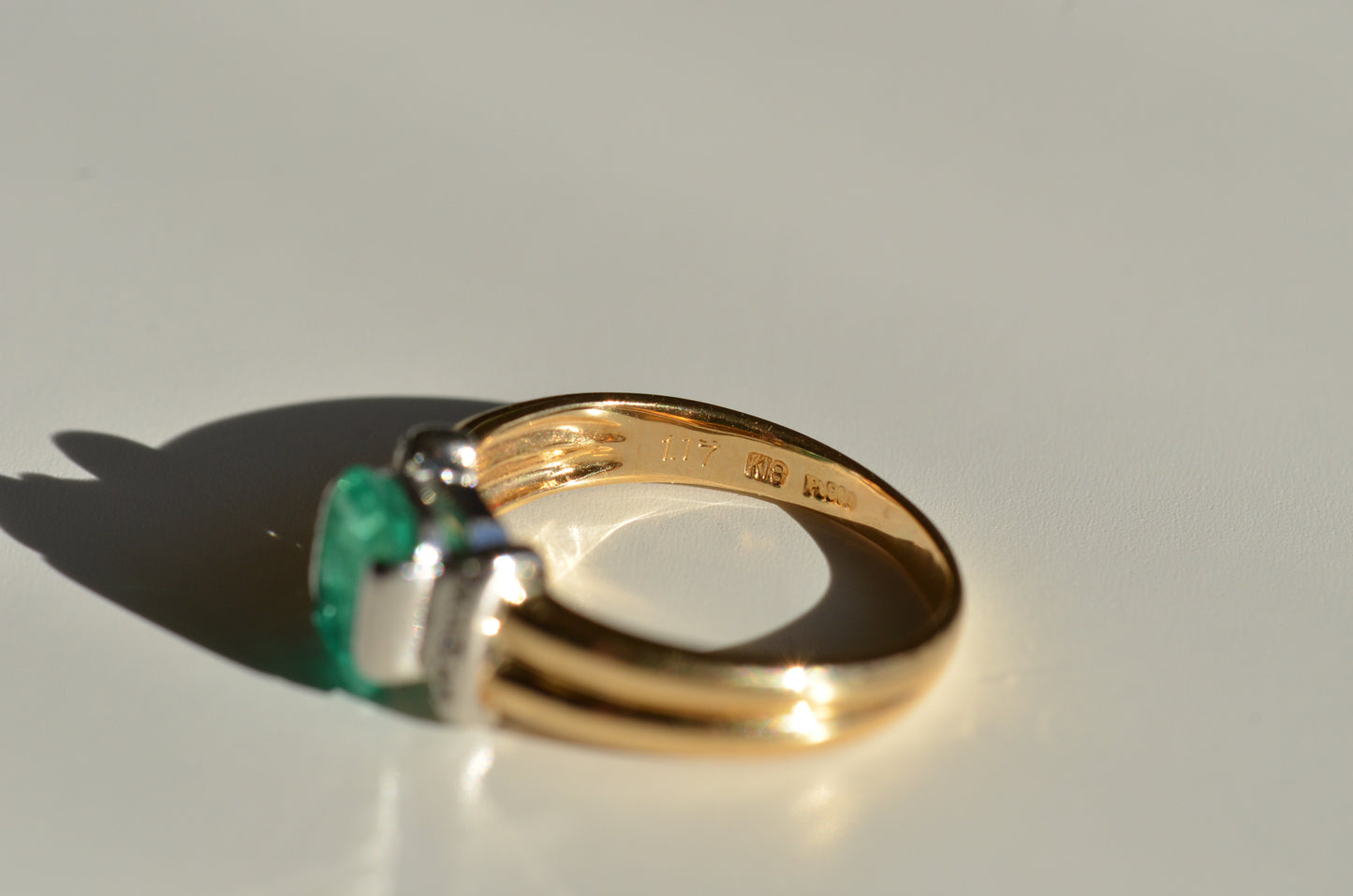 Verdant Vintage Emerald Ring