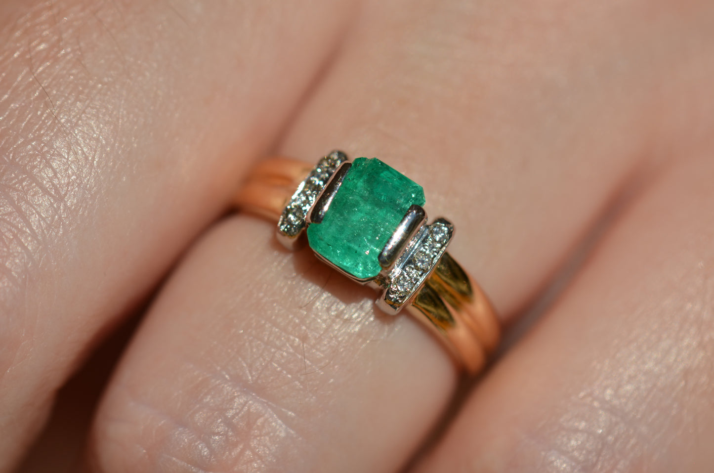 Verdant Vintage Emerald Ring