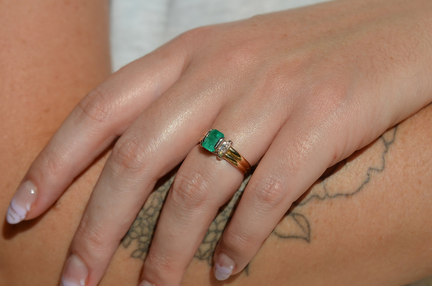 Verdant Vintage Emerald Ring