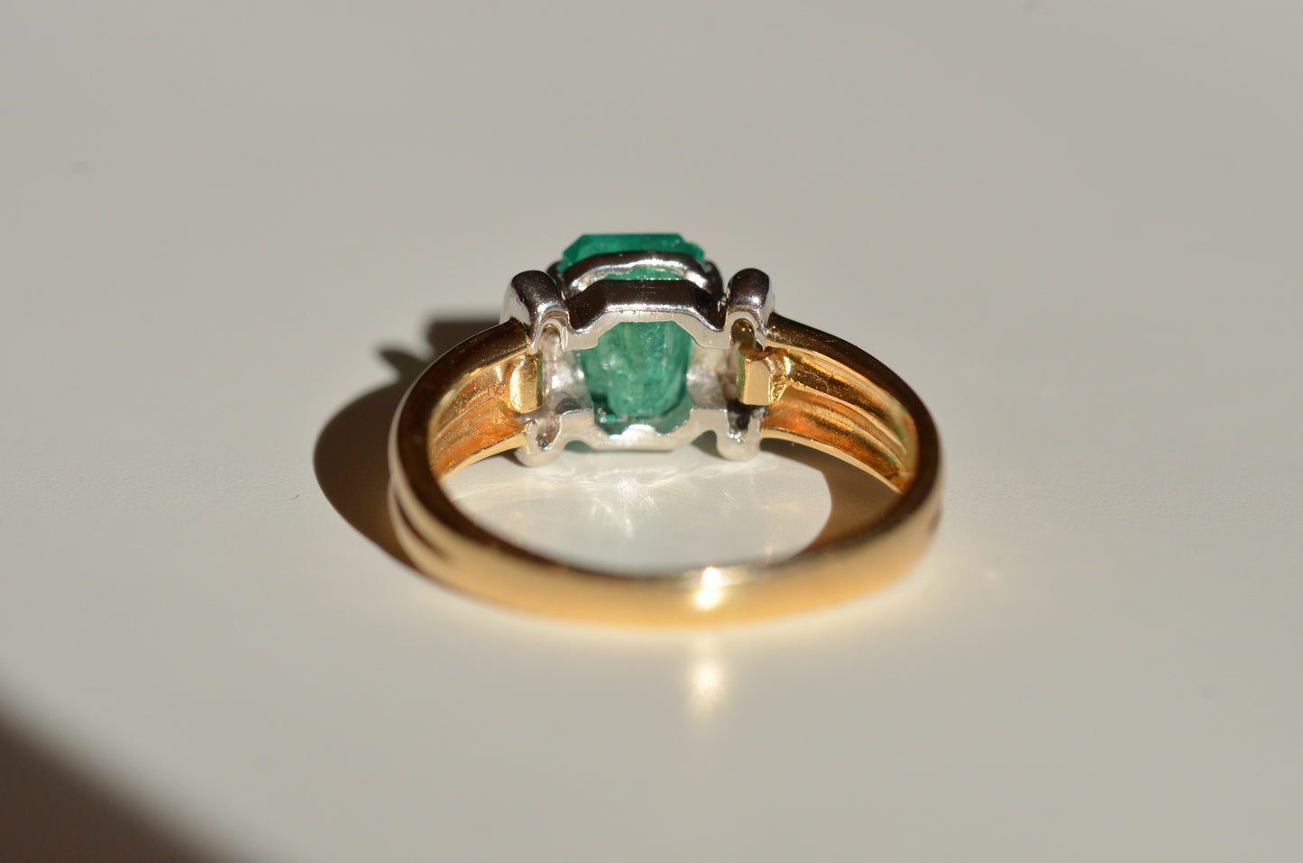 Verdant Vintage Emerald Ring