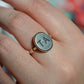 Engraved Antique Bloodstone Signet Ring TA