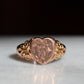 Rosy Antique Heart Signet JHW