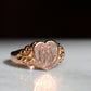 Rosy Antique Heart Signet JHW