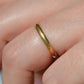 Romantic Inscribed Wedding Band Pair 6.25