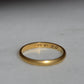 Romantic Inscribed Wedding Band Pair 6.25