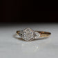 Sparkling Art Deco Cluster Ring