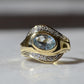 Dynamic Vintage Aquamarine Ring