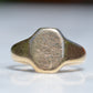 Blocky Vintage Signet Ring