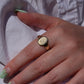 Blocky Vintage Signet Ring