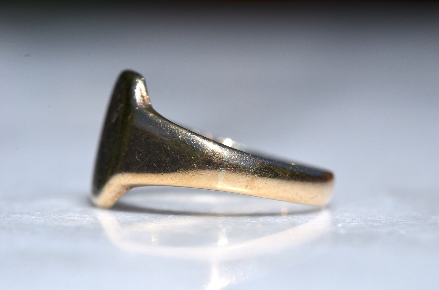 Blocky Vintage Signet Ring