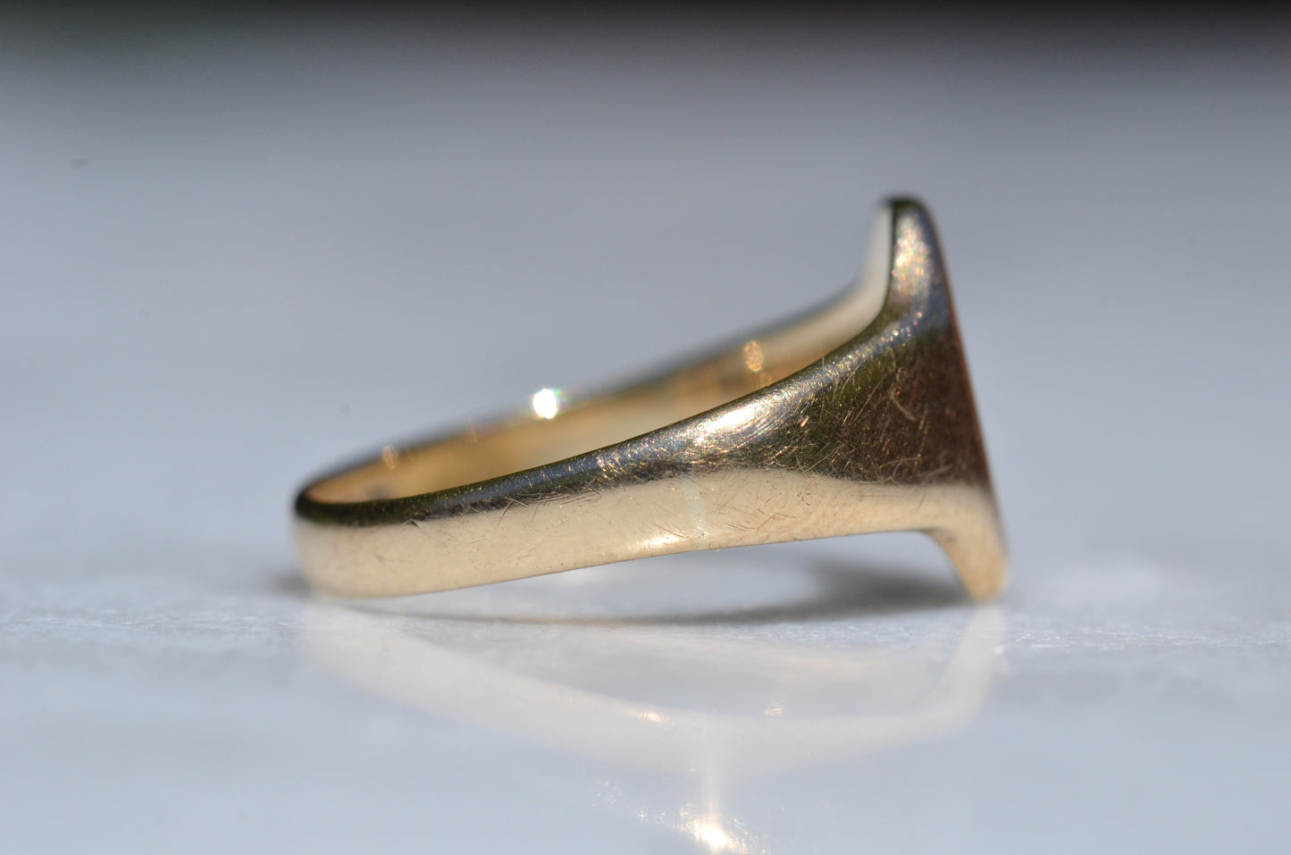 Blocky Vintage Signet Ring