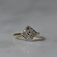 Chic Art Deco Step Cut Cluster Ring