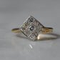 Chic Art Deco Step Cut Cluster Ring