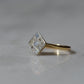 Chic Art Deco Step Cut Cluster Ring