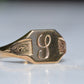 Charming Vintage Signet Ring S