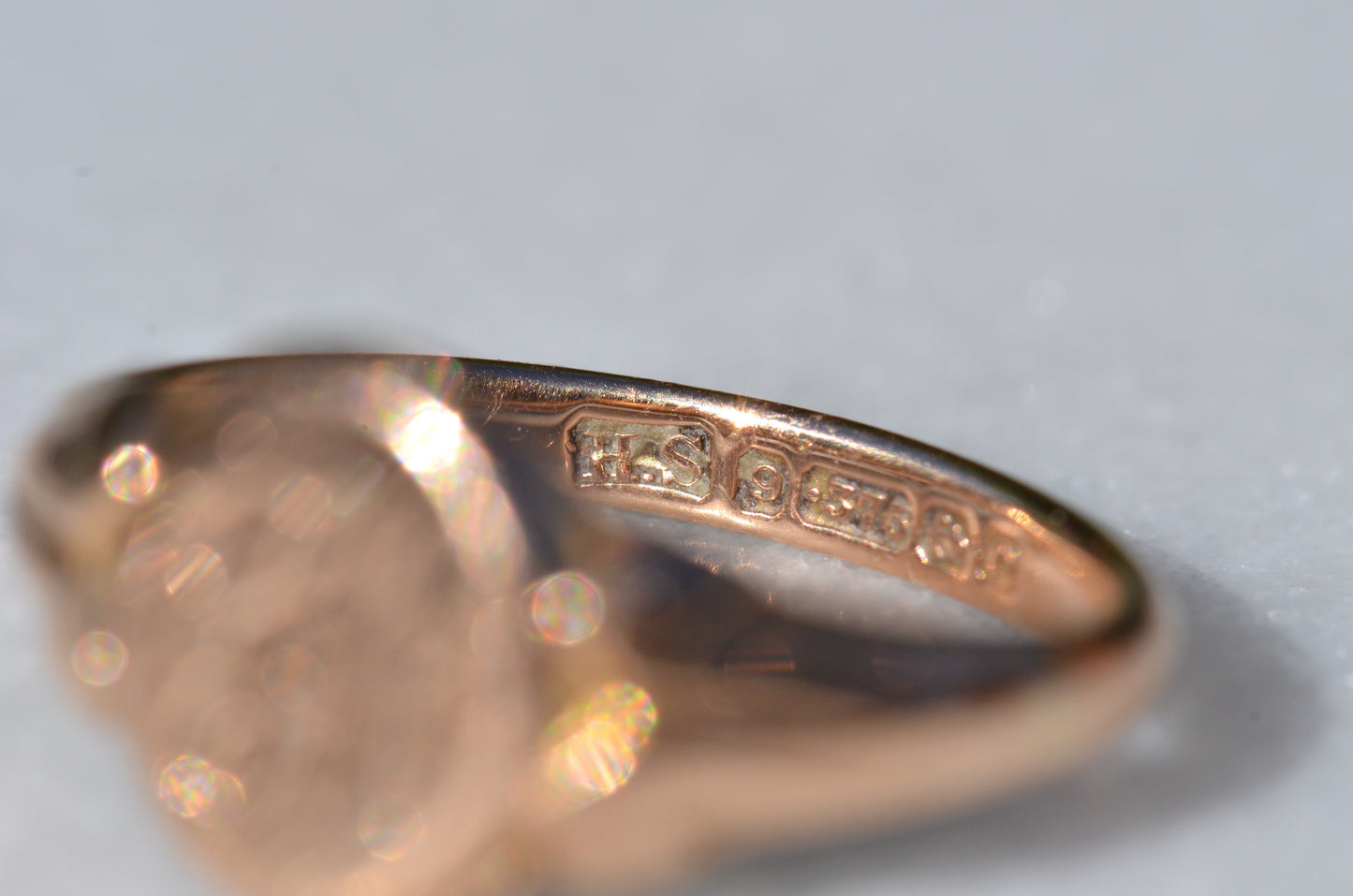 Warm Near-Antique Signet Ring FM