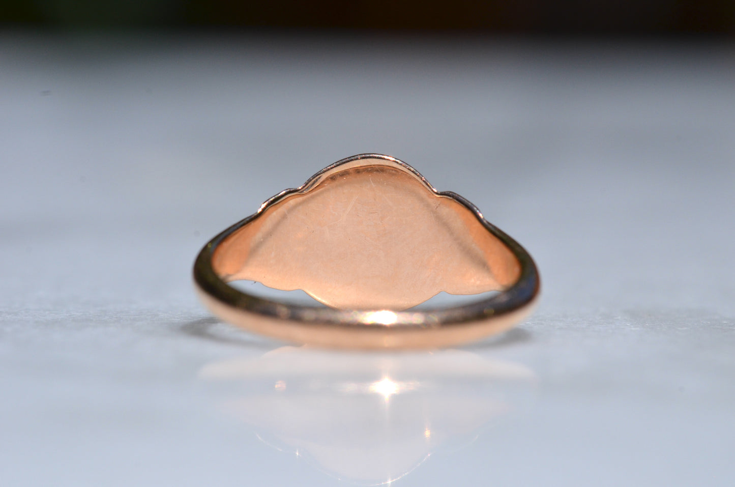 Warm Near-Antique Signet Ring FM